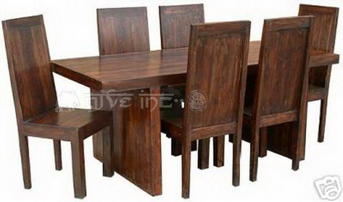 Traditional Wooden Dining Set