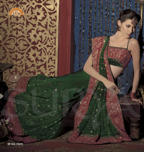 Designer Crape Saree