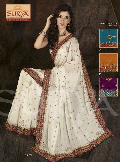 Party Wear Georgette Saree