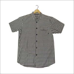 Half Sleeves Checked Shirt