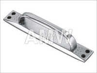 Stainless Steel Pull Handles - 120mm X 40mm, Polished Silver Finish, Rectangular Shape, Unique Appeal & Custom Patterns