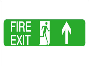Fire Exit Door Signs