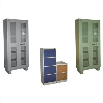 Glass Door Steel Almirahs