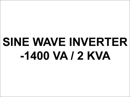 Sine Wave Inverter - 1400 VA / 2 KVA