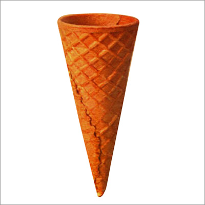 Sugar Rolled Biscuit Cone - Made from Premium Sugar Dough | Crisp Texture, Perfect for Ice Cream and Dessert Serving