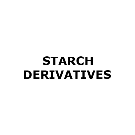 Starch Derivatives