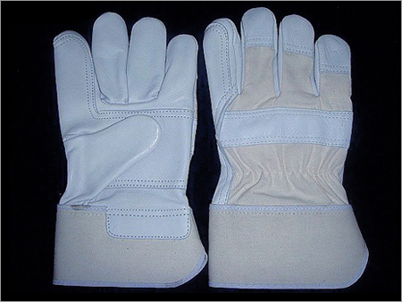 Natural Split leather Gloves