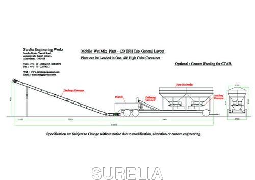 Mobile Wet Mix Macadam Plant