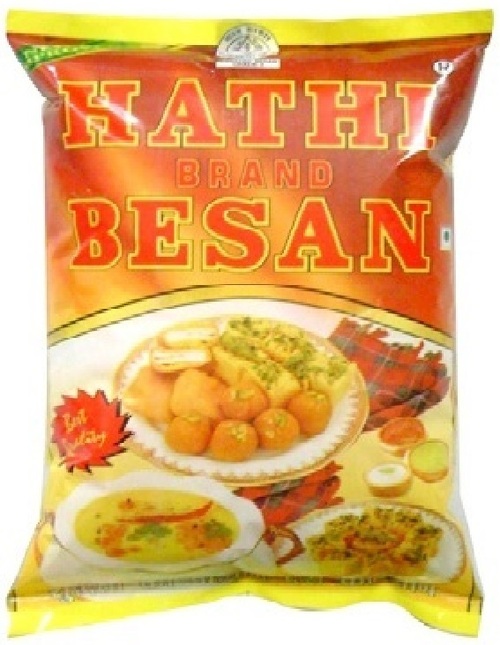 Yellow Besan Packing Pouch