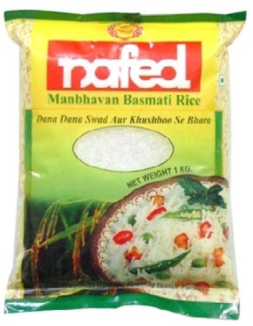 Yellow And Green Rice Packing Pouch