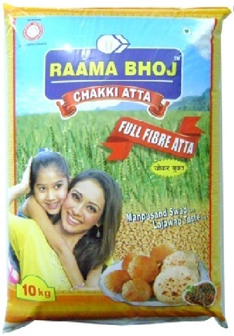 Raama Chakki Atta Packaging Stand Up Pouch