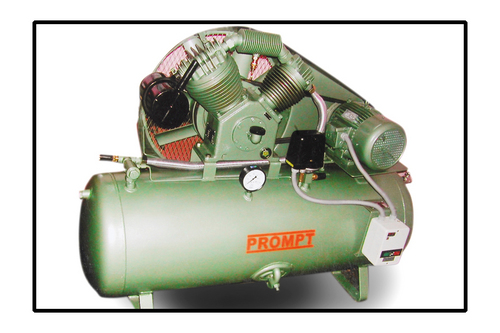 Two Stage Air Compressor - Cast Iron, 80 Gallons, 5 HP, 230V, 17.5 CFM, 175 PSI | Compact Size, Durable Design, Easy Operation, Efficient Cooling, Low Maintenance, Reliable Power