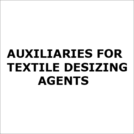 Auxiliaries For Textile Desizing Agents