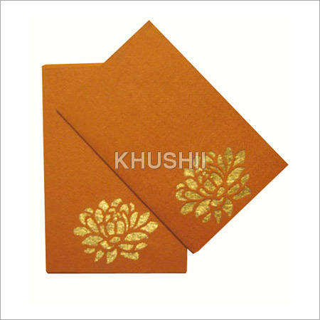 Orange wedding Cards