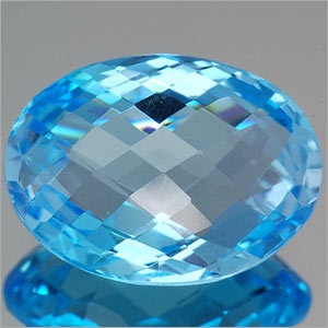 Blue Topaz Oval Briolette