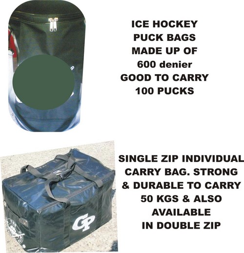 ICE HOCKEY PUCK & PERSONAL KIT BAG