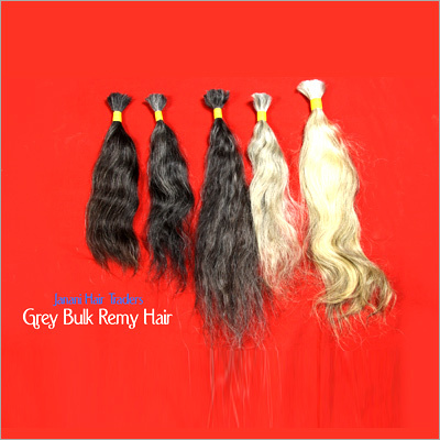 Grey Bulk Remy Hair