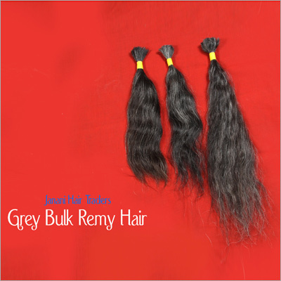 Grey Bulk Remy Hair