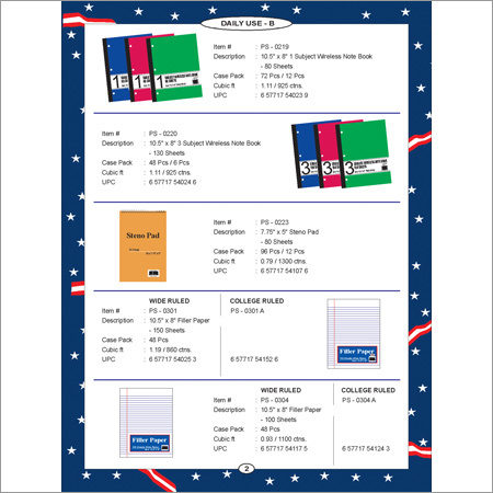 Subject Note Books