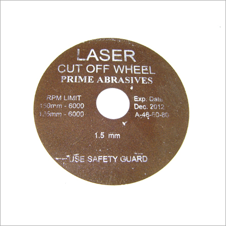 Laser Cut Off Wheel