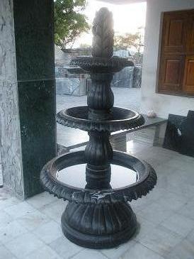 Black Marble Fountain