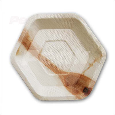 Hexagon Areca Leaf Plates