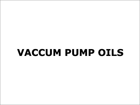 Vaccum Pump Oils