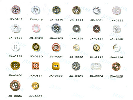 Four hole Alloy Buttons
