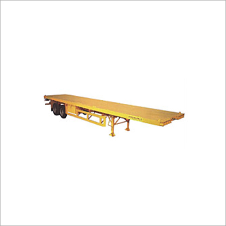 Flatbed Container Semi Trailer