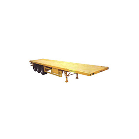 40 Tri Axle Flatbed Container Semi Trailer