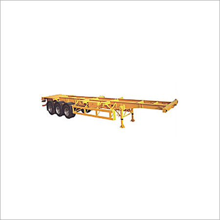 40 Tri Axle Skeletal Container Semi Trailer