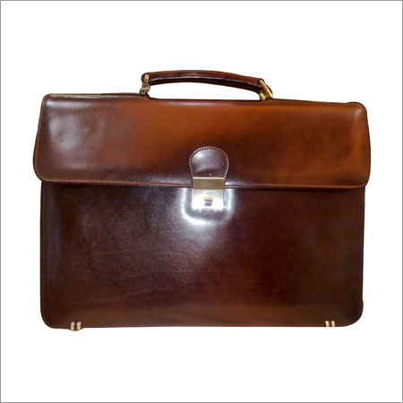 Ladies Leather Laptop Bags - Genuine Leather, 15x11x4 Inches, Brown | Clasp Closure, Stylish, Durable, Professional