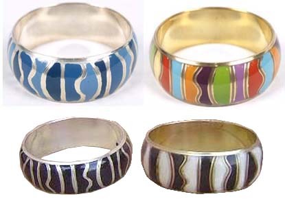 Brass Painted Bracelets