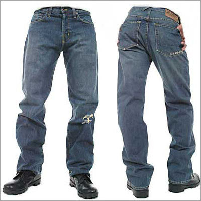 Men's Jeans - Cotton Blend, Waist 32-44, Inseam 30-34, Blue | Durable Denim, Classic Style, Comfortable Fit, 5 Pockets