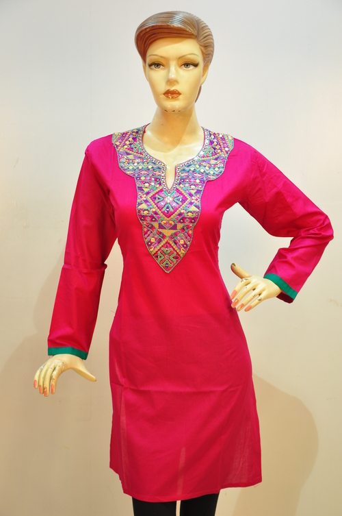 Cotton Embroidered Kurti