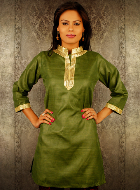 Cotton Sulb With Lace Kurti