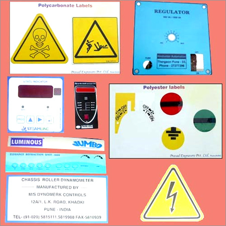 PVC Polycarbonate Vinyl Labels