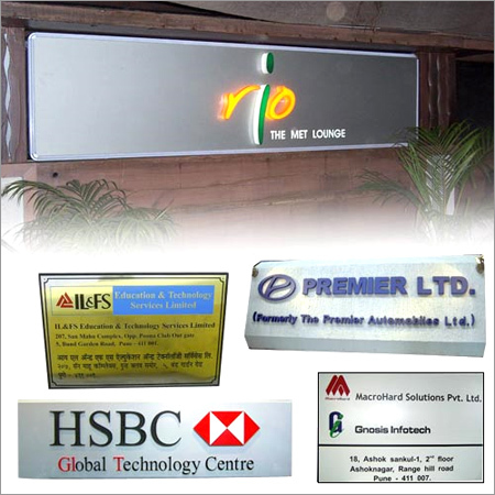 Reception Indoor Signage