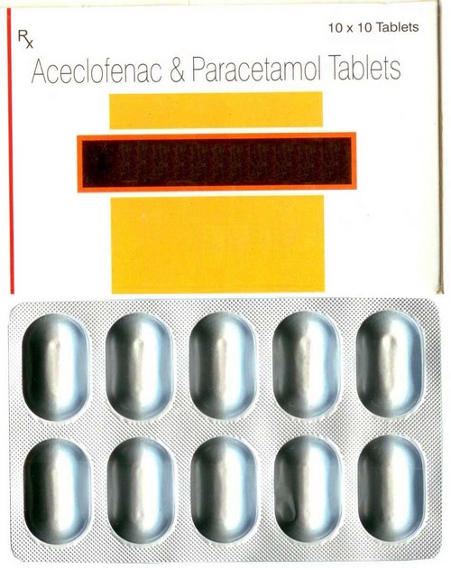 Aceclofenac Paracetamol Tablets