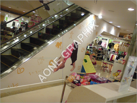 Escalator Vinyl Stickers