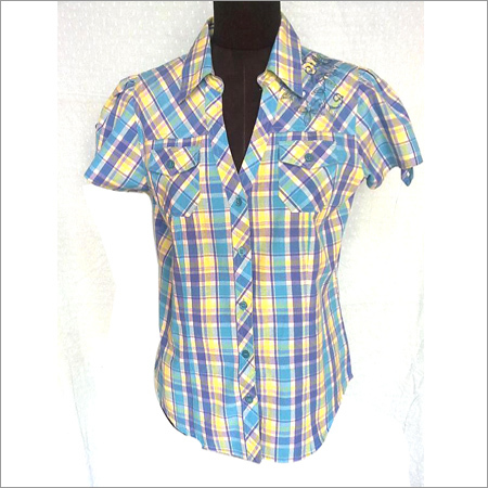 Ladies Check Blouse