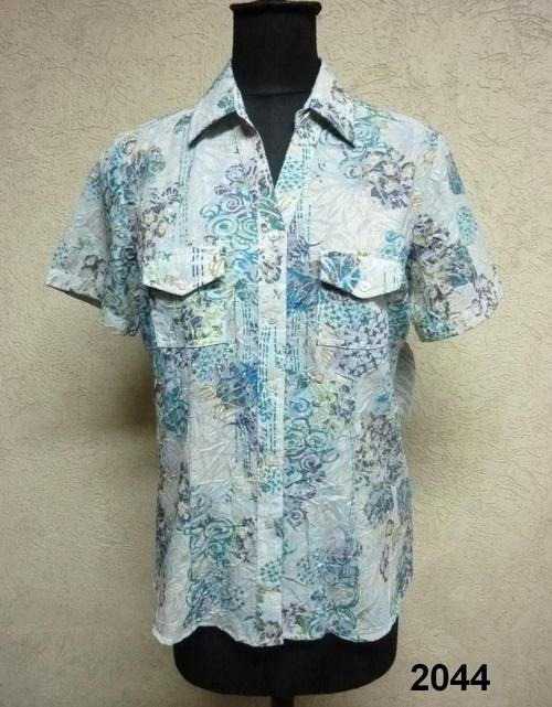 Woven Ladies Shirt (100% Cotton Burn-Out Print)
