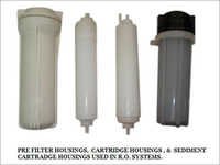 Pre Filter Housings - Plastic, Size 5-10 Inch | Lightweight, Robust Design, High Strength For Reverse Osmosis Water Filtration