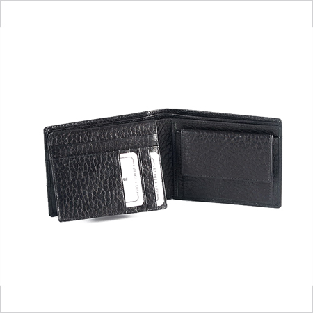 Mens Black Leather Wallets