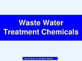 Waste Water Treatment Chemicals