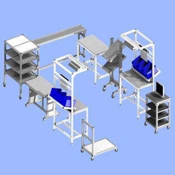 Tables, Trolleys and Material Feeding Racks