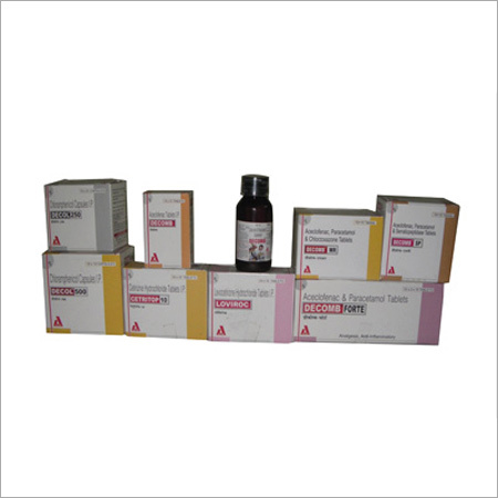 Decol-250,500,Loviroc,Cetritop-10,Decomb Range