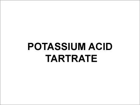 Potassium Acid Tartrate - White Crystalline Powder, KC4H5O6, 1.95 g/cm³ | Food Additive, Winemaking Byproduct, Food Grade, Baking Ingredient