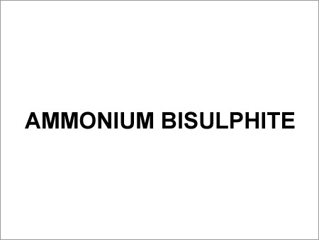 Ammonium Bisulphite