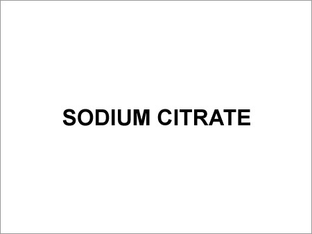 Sodium Citrate